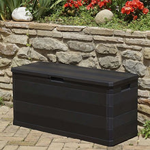 Tuduo - Contenitore da giardino, 280 l, nero
