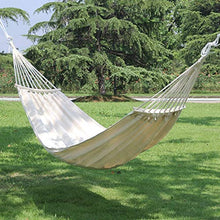 RTHAMERA Amaca da Esterno in Cotone in Poliestere Singolo Balcone da Interno Amaca Amaca Hammock Sedia Dormitorio Swing