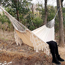 Amaca Sedia Amaca Per Esterni Altalena-rete Hanging-deco Macrame-frangia Boho Brasiliano Large