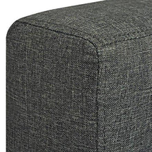 vidaXL Divano a 2 Posti Divanetto Sofa Salotto Sala in Stoffa Grigio Scuro - Arredi Casa