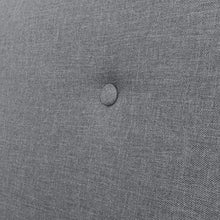 vidaXL Divano a 2 Posti in Stoffa Grigio Chiaro Stile retrò Arredo Casa Sofa