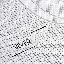 Topper, sovra materasso RIGIDO, correttore ortopedico materasso in BIOGREEN Alto 6 cm, tessuto anallergico sfoderabile, 4 lati in ARGENTO - ORTOPEDIC matrimoniale 160x190