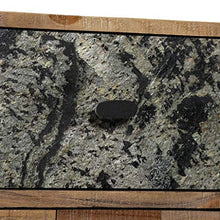 vidaXL Mobile con 6 Cassetti in Teak Massello di Recupero 70x30x76 cm