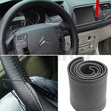 SaySure - DIY Car Genuine Leather Steering Wheel Cover