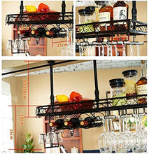 Classico Wine Rack Wine Glass Rack Hanging Upside Down Nero MULTISIZE Calice Rack Living Room Bar Decoration