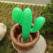 Youool Secchiello per Bevande ghiacciato Forma di Cactus di Cocco Gonfiabile Secchiello da Cocco per Piscina