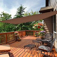 Tenda a Vela Rettangolare, Cool Area Tende da Sole per Esterno Giardino Balcone Terrazza, Impermeabile Protezione Raggi UV