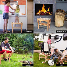 HYYDP Bagno Sgabello Sgabelli da Bagno Spessi sgabelli da Bagno Impermeabili in Legno massello di bambù Scarpe Vecchia Sedia da Bagno Elementi Essenziali Be Applicable Compatible for Anziani (Colore:
