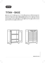 Keter 9762000 Titan Basso XL Impermeabile, Cert. Ipx3 80 X 44 X 100 H, Grigio, 80x44x100 cm