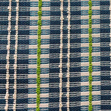 Plutus - Cuscino per Interni ed Esterni, con Nappe, Motivo a Righe Blu, Acrilico, Blue, Double Sided 20" x 20"