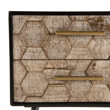 Macabane Dalie - Cassetti in abete, 44 x 38 x 50 cm, colore: Nero