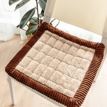 XHNXHN 2 PCS Cuscini per sedie da Pranzo Trapuntati, Cuscino per Sedile in Vimini da Esterno con Lacci Cuscino per Ufficio a casa Sgabello Cuscini per Sedia Antiscivolo per Alimenti - Colore caff猫