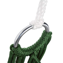 Relaxdays Amaca a Rete per 1 Persona, Leggera, Ideale per Giardino, Campeggio, Ambienti Interni ed Esterni, di Colore Verde Scuro