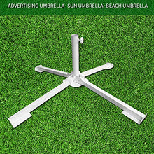 Lanceasy - Supporto per ombrellone da balcone, pieghevole, per patio, con supporto a croce, per esterni, stabile e antiscivolo