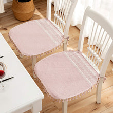 XHNXHN 2 Pezzi Cuscini per sedie da Esterno in Cotone per Interni con Cravatte Cuscini per sedie da Cucina Antiscivolo per Cucina Dormitorio per Studenti Cuscino per Decorazioni per la casa per uff