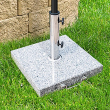 Outsunny Supporto Base per Ombrellone da Giardino in Marmo Peso 29kg 42×42×36cm