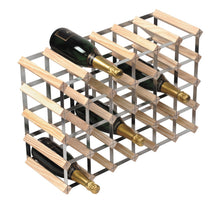 Rta From Samuel Groves, Poggiabottiglie in Legno e Acciaio per 30 Bottiglie