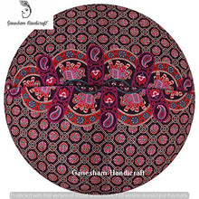 Ganesham Indiano Pouf ottomano Bohemien copricuscino Gatto Letto Boho Seating Pouf 32 x 32