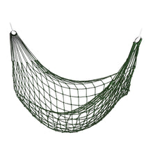 Relaxdays Amaca a Rete per 1 Persona, Leggera, Ideale per Giardino, Campeggio, Ambienti Interni ed Esterni, di Colore Verde Scuro